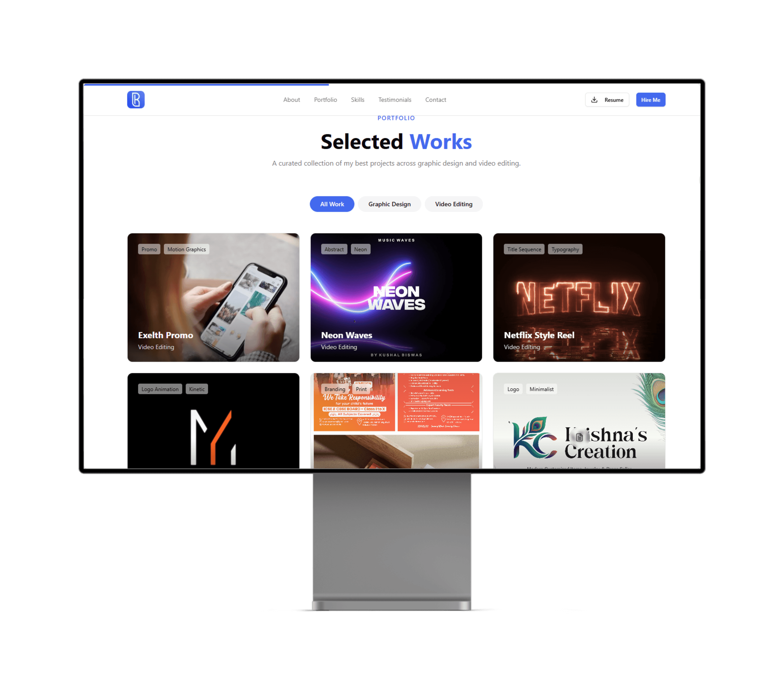 Desktop layout mockup 1