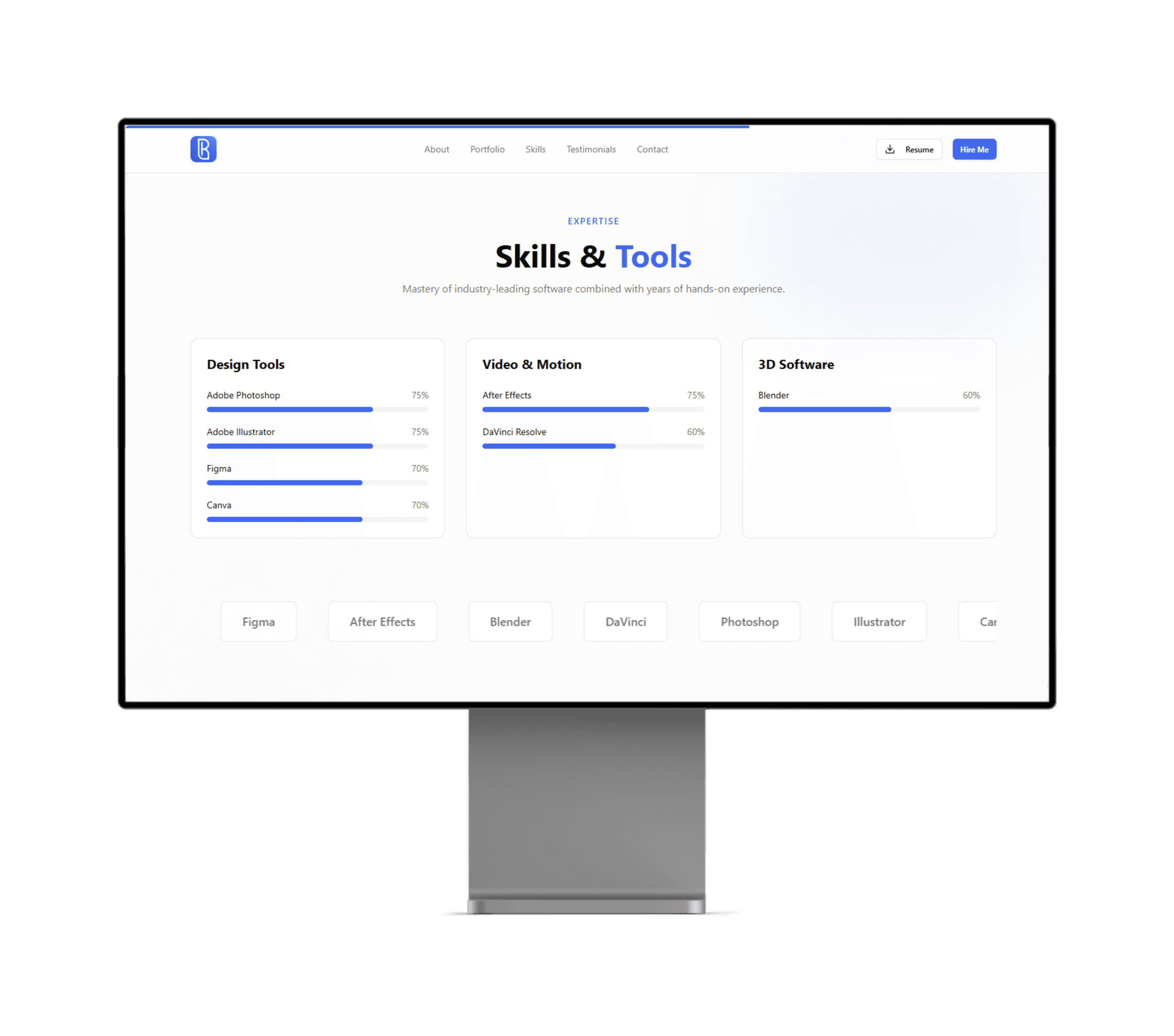Desktop layout mockup 2